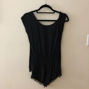 Black romper from Urban outfitters